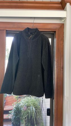 Dark Gray Quarter-Zip Fleece Pullover