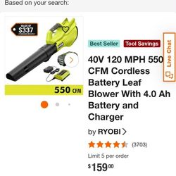 Cordless Leaf Blower