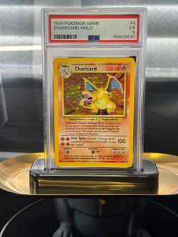 1999 Charizard Base Set Holo 4/102 English PSA 5