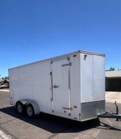 16’ enclosed trailer dual axle