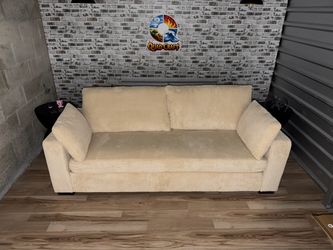 Brand New Cream Corduroy Couch
