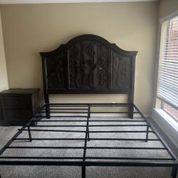 King Size Wood Bedroom Set 