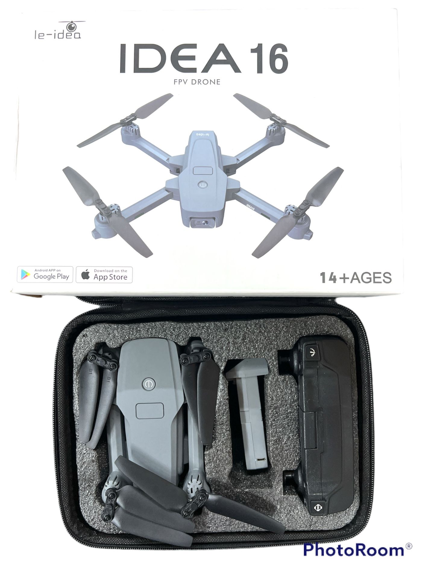 IDEA16 Drones with 2 Cameras for Adults Beginners 4K 5GHz FPV WIFI Live Video