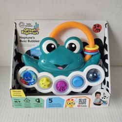Baby Einstein Ocean Explorers Neptunes Busy Bubbles Activity Toy NEW