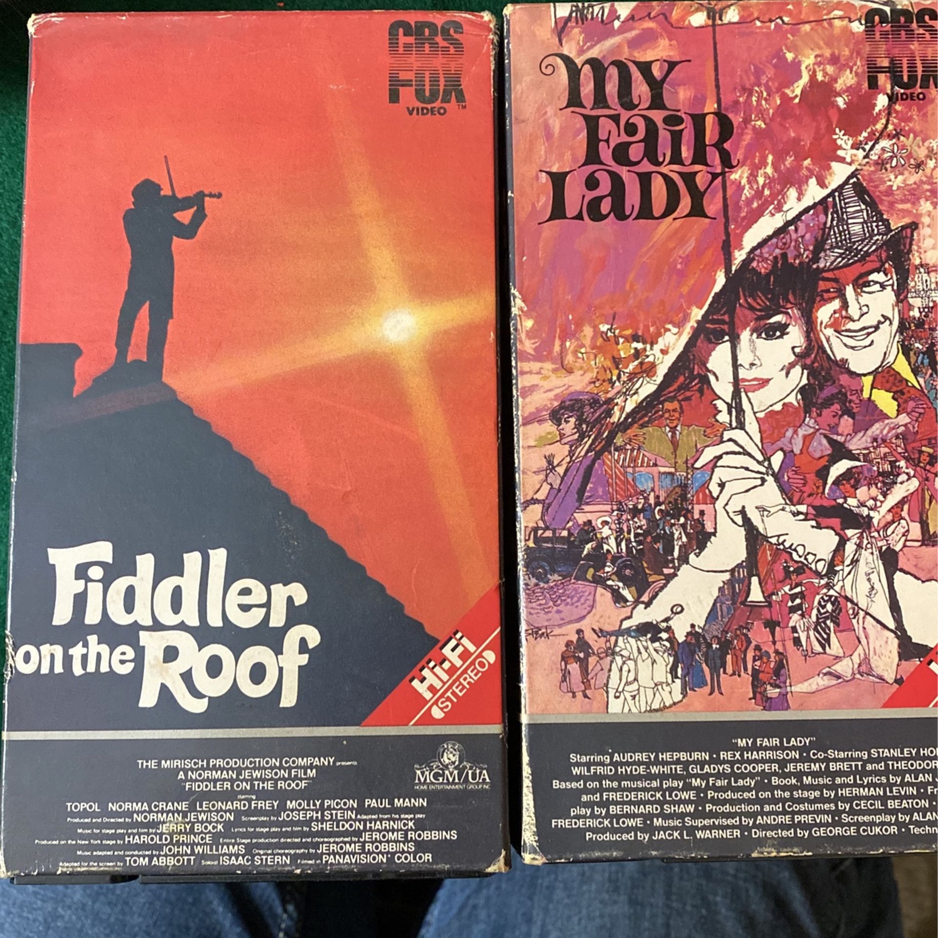 Pair Of 1986 Double VHS Epic Movies