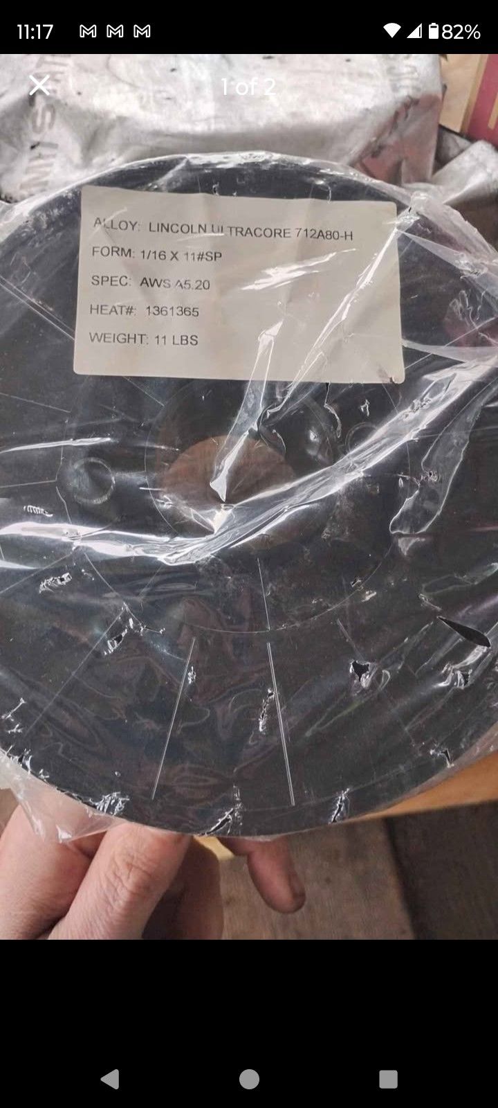 .062 1/16 Mig Wire 10lb Rolls