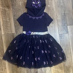 Black Panther Dress - Girls Size 10/12