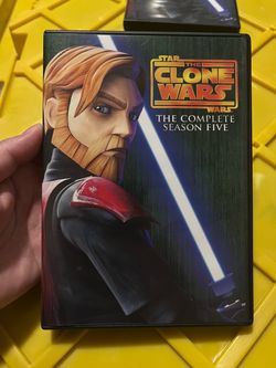 Star Wars: The Clone Wars - The Complete Season Five (DVD, 2013, 3-Disc Set)