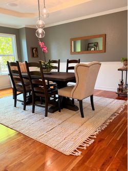 Pottery Barn Tufted Wingback Dining Host Chairs – Set of 2