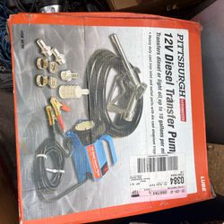 Pittsburgh 12V Diesel Transfer Pump