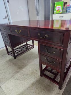 Vintage Asian desk