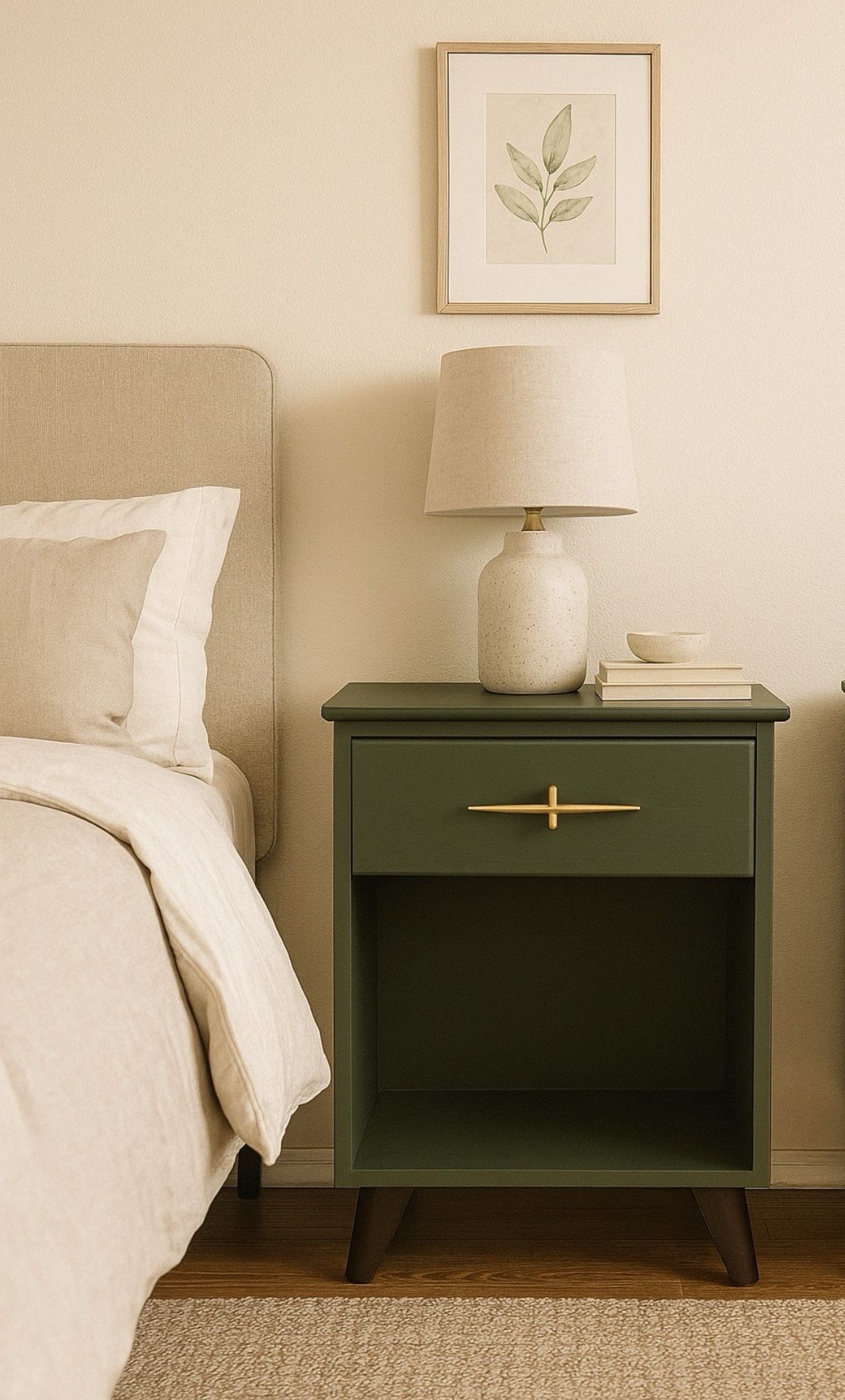 🌿 Mid-Century Modern Green End Tables – Set of 2 – $225 OBO 🌿