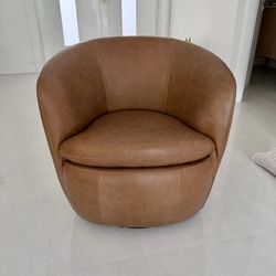 New Leather Swivel Chair