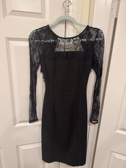 Little Black Lace Sheath Dress