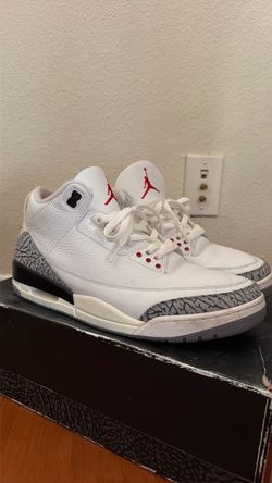 Air Jordan 3 White Cement Sneakers