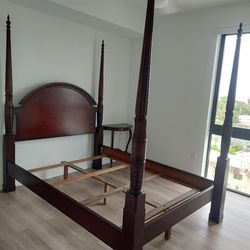 Queen Size Bed frame Mahogany Designer