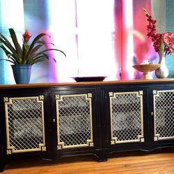 ⭐️Vintage Henredon Sideboard Set W/ Chairs 