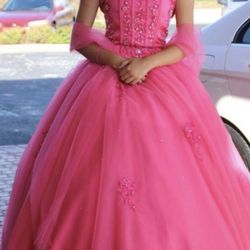 My daughter use this dress for her sweet 15 asking $300