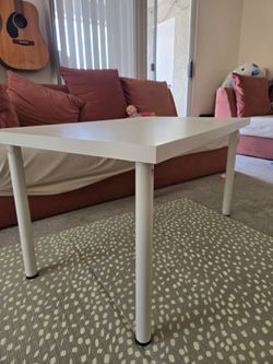 IKEA LINNMON Table with 4 White Legs – 39 3/8" × 23 5/8" > $30 obo.