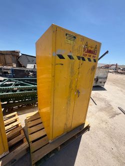 $300 each justrite flammable cabinets.  Hold 55 gallons