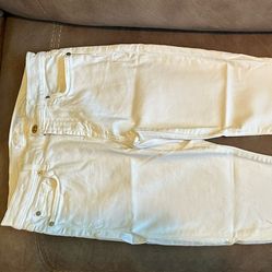 7 For All Makind Women Skinny Jeans White Size 28