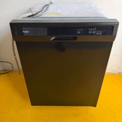 Whirlpool Black Dishwasher. 100% FULLY WORKING!