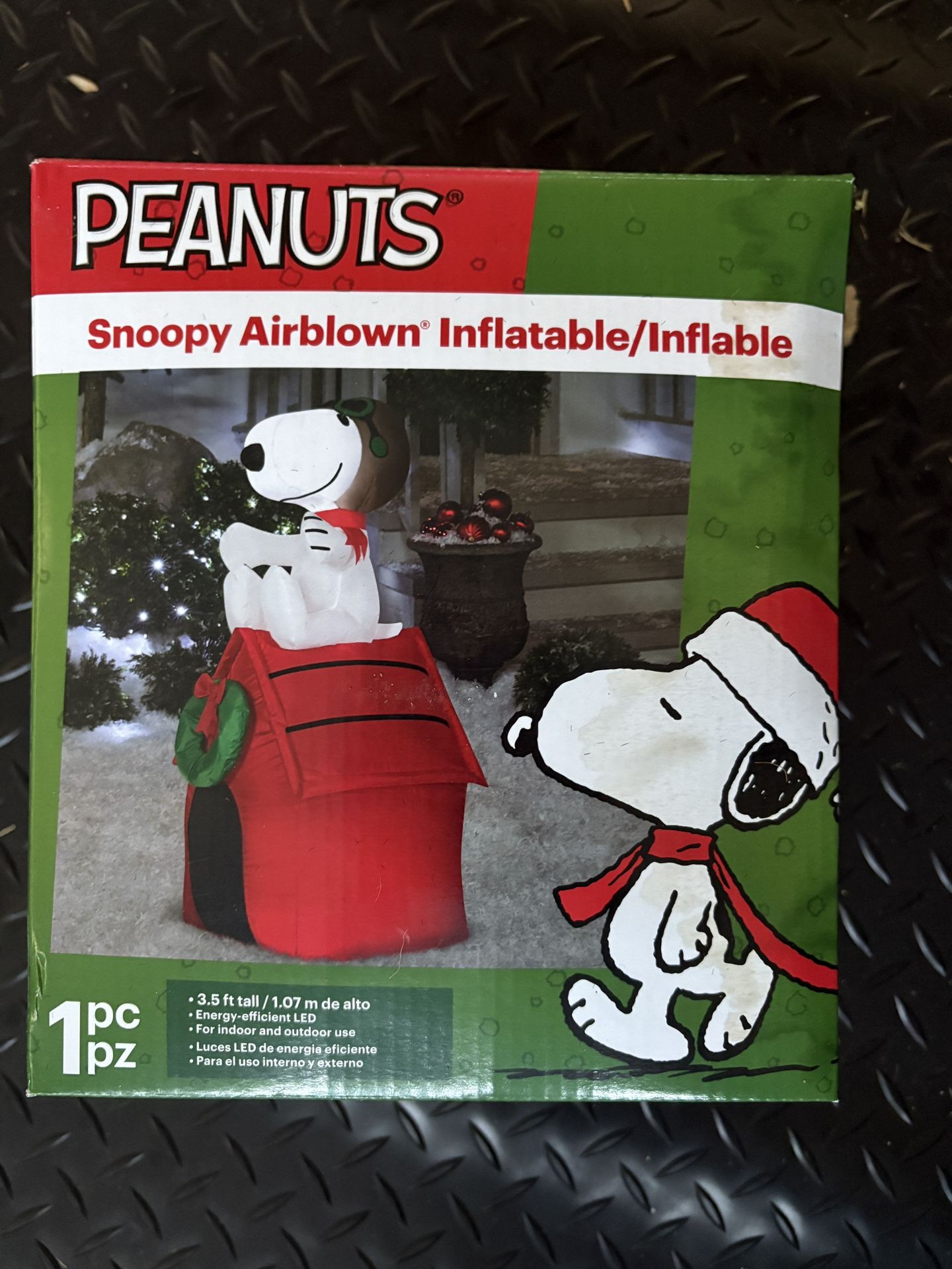 Peanuts Snoopy Christmas Decor Holiday Inflatable
