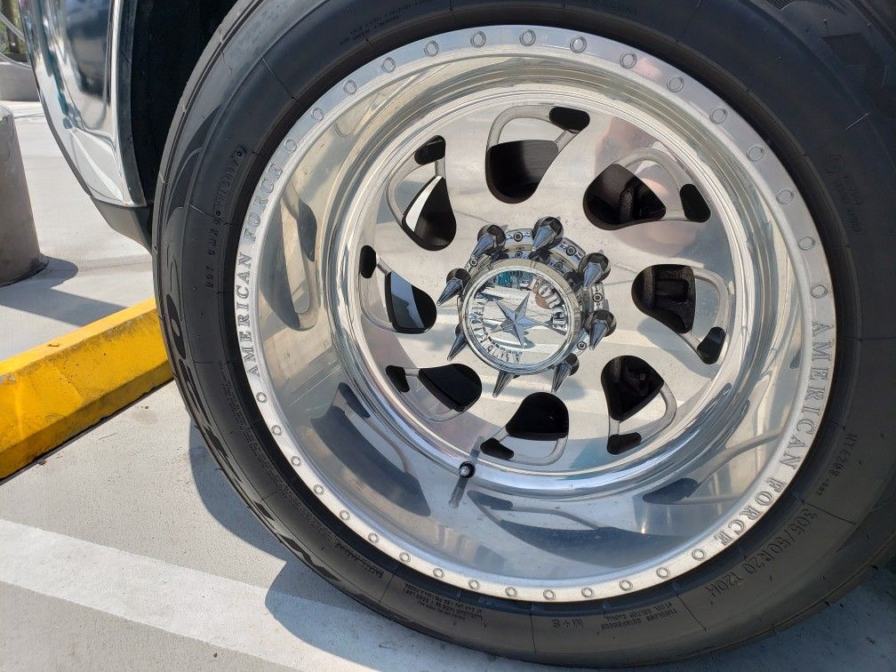 20x12 American force ghost 8x6.5 with 305 50 20 nitto 420