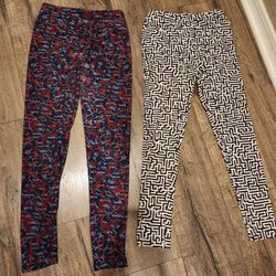 LuLaRoe One Size Pants - 2 Pairs Never Worn