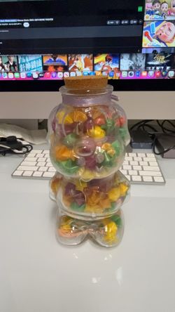 Teddy bear wishing bottle