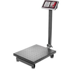 XtremepowerUS 600LB Weight Computer Scale Digital Floor Platform Shipping Warehouse Postal Foldable