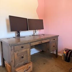 Brown Wood Working Desk