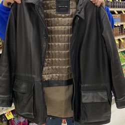 Leather Long Winter Jacket