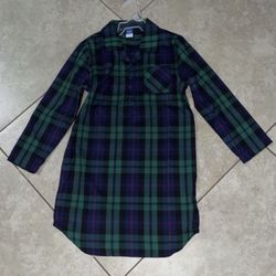 Old Navy Toddler Girl’s Plaid Nightgown, Size 5t