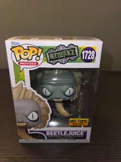 VAULTED EXCLUSIVE Beetlejuice as Snake Funko Pop #1728 Movies Films Vinyl 2