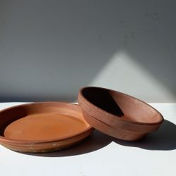 Terra cotta plant pot Sauser / Flower Pot/ Plant Planter flower patio garden