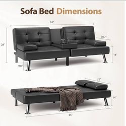Folding Sofa Bed Sleeper Couch 