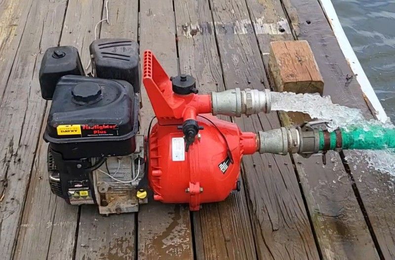 Davey Firefighter 5 High-Pressure Twin-Impeller Fire Pump w/GX200 6.5hp