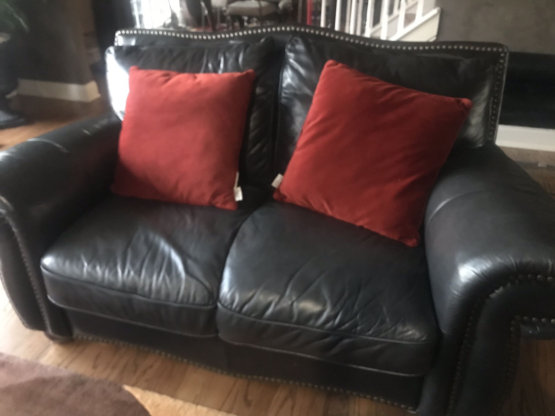 Black Leather sofa