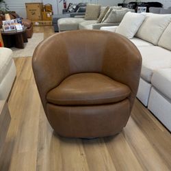 New Leather Swivel Chair