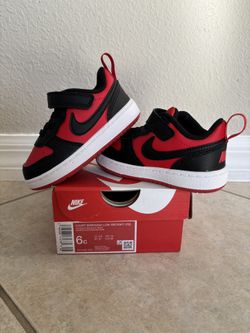 Nike Court Borough Low Recraft Toddler Velcro Shoes. Size 6C