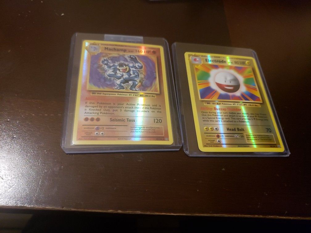 2 Pokemon Holo Cards
