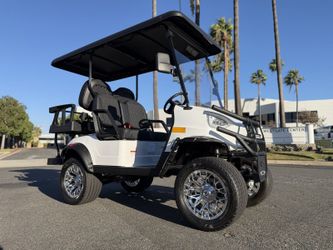 NEW 2026 Kandi Kruiser 4P Element Electric Golf Cart - White Custom - Lithium 4 Seater