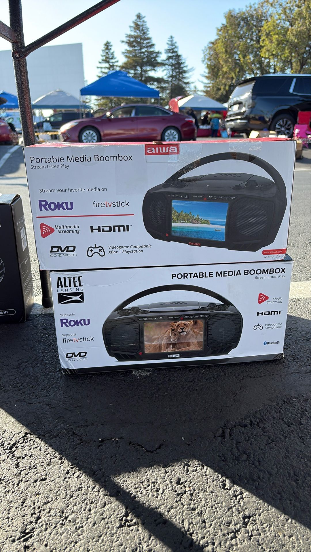 PORTABLE MEDIA BOOMBOX