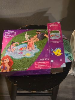 Disney Princess Little Mermaid Splash Pad New