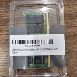 Samsung 32gb DDR4 RAM for Laptop