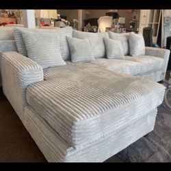 Brand New Corduroy Sectional Set 