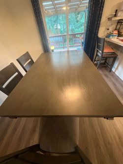 Dinning room table from old cancery
