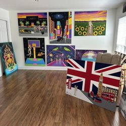Original Acrylic Canvas Paintings