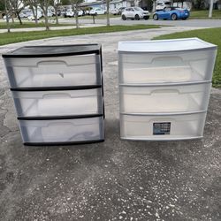 3 Drawer Storage (set of 2)